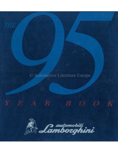 1995 LAMBORGHINI YEARBOOK ENGLISH / ITALIAN
