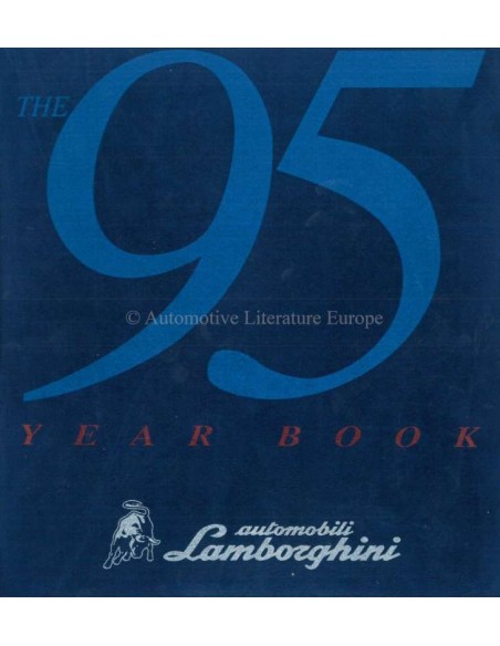 1995 LAMBORGHINI YEARBOOK ENGLISH / ITALIAN