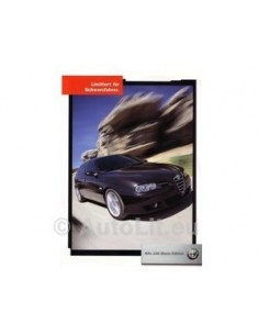 2003 ALFA ROMEO 156 BLACK EDITION LEAFLET DUITS
