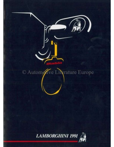 1991 LAMBORGHINI YEARBOOK ENGLISH / ITALIAN