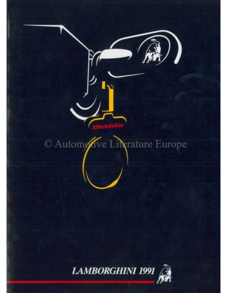 1991 LAMBORGHINI YEARBOOK ENGLISH / ITALIAN