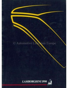 1990 LAMBORGHINI YEARBOOK ENGLISH / ITALIAN