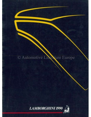 1990 LAMBORGHINI YEARBOOK ENGLISH / ITALIAN