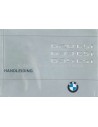 1980 BMW 6 SERIE INSTRUCTIEBOEKJE NEDERLANDS