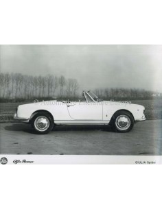 1962 ALFA ROMEO GIULIA SPIDER PRESSEBILD