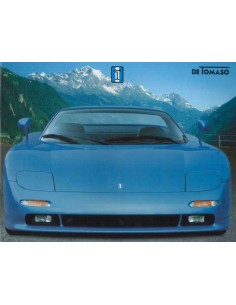 1996 DE TOMASO GUARA BARCHETTA BROCHURE