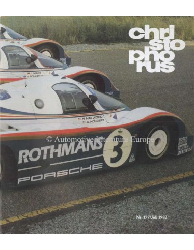 1982 PORSCHE CHRISTOPHORUS MAGAZINE 177 GERMAN