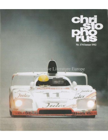 1982 PORSCHE CHRISTOPHORUS MAGAZIN 174 DEUTSCH