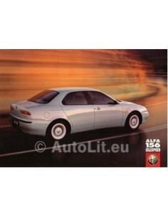 1999 ALFA ROMEO 156 2.0 SELESPEED LEAFLET NEDERLANDS