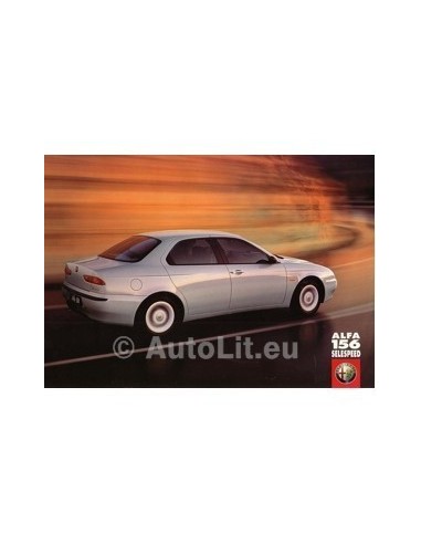 1999 ALFA ROMEO 156 2.0 SELESPEED LEAFLET NEDERLANDS