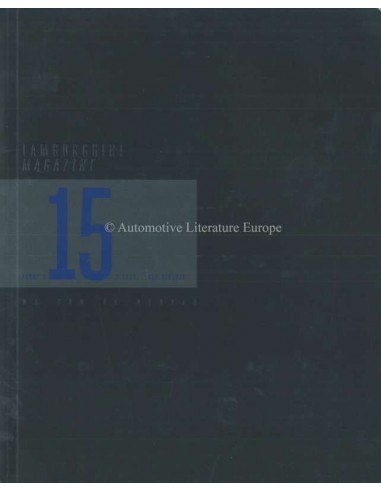 2014 LAMBORGHINI MAGAZIN BLUE SIDERIS 15 ENGLISCH