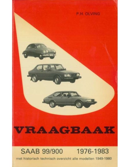 1976 - 1983 SAAB 99 900 BENZIN REPERATURANLEITUNG NIEDERLÄNDISCH