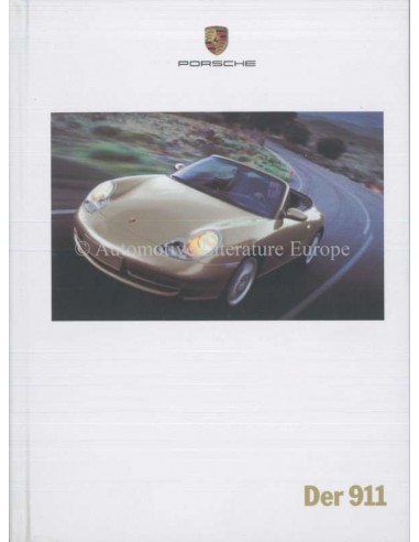 2000 PORSCHE 911 CARRERA HARDCOVER BROCHURE DUITS