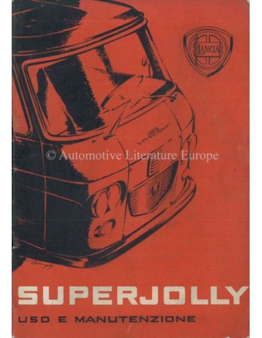 1963 LANCIA SUPERJOLLY INSTRUCTIEBOEKJE ITALIAANS
