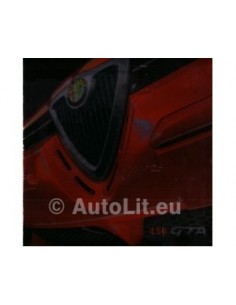 2002 ALFA ROMEO 156 + SPORTWAGON GTA BROCHURE DUITS