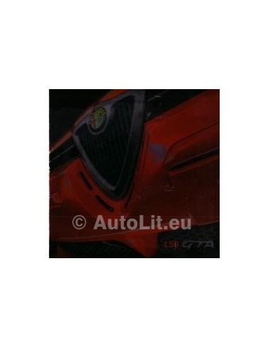 2002 ALFA ROMEO 156 + SPORTWAGON GTA BROCHURE DUITS