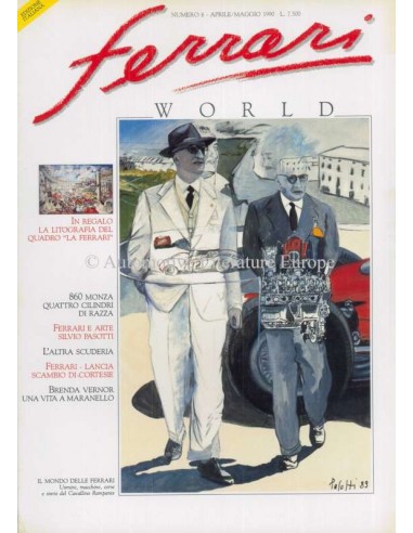 1990 FERRARI WORLD MAGAZINE 6 ITALIENISCH