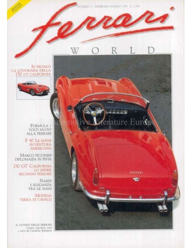 1990 FERRARI WORLD MAGAZIN 5 ITALIEN