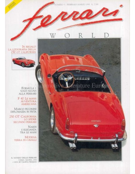 1990 FERRARI WORLD MAGAZIN 5 ITALIEN