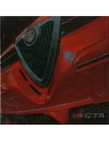 2002 ALFA ROMEO 156 + SPORTWAGON GTA BROCHURE NEDERLANDS