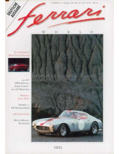 1993 FERRARI WORLD MAGAZINE 10 GERMAN
