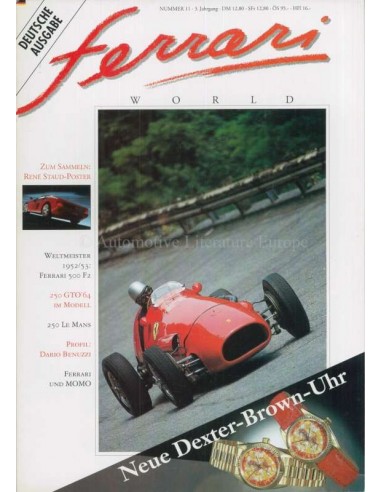 1993 FERRARI WORLD MAGAZINE 11 GERMAN