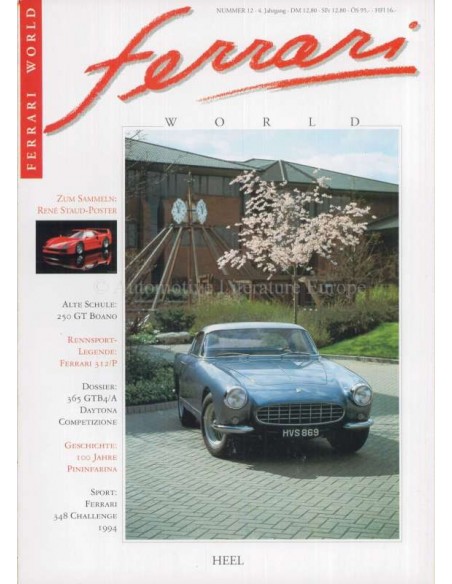 1994 FERRARI WORLD MAGAZINE 12 GERMAN