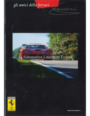 2001 FERRARI GLI AMICI DELLA MAGAZINE 74 NEDERLANDS