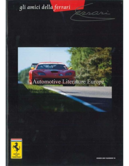 2001 FERRARI GLI AMICI DELLA MAGAZINE 74 NEDERLANDS