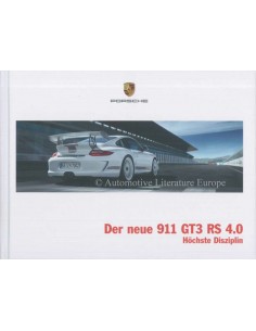 2011 PORSCHE 911 GT3 RS 4.0 HARDCOVER BROCHURE DUITS