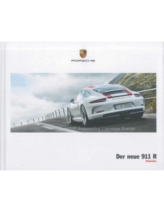 2017 PORSCHE 911 R HARDCOVER BROCHURE GERMAN