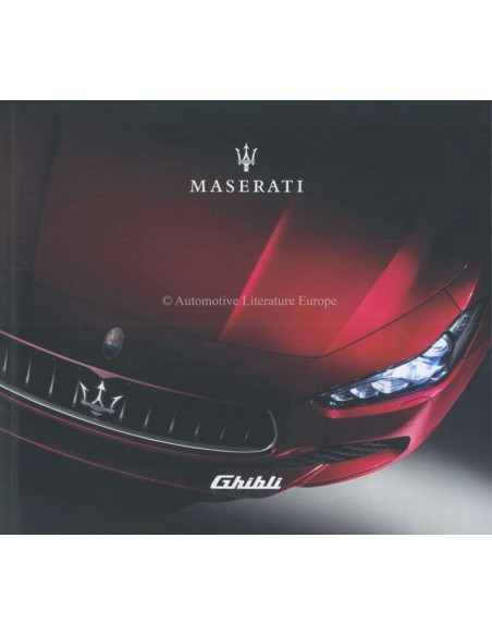 2017 MASERATI GHIBLI PROSPEKT DEUTSCH