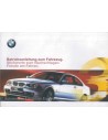 1999 BMW 3 SERIE COUPE INSTRUCTIEBOEKJE DUITS