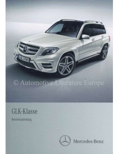 2012 MERCEDES BENZ GLK CLASS OWNERS MANUAL GERMAN