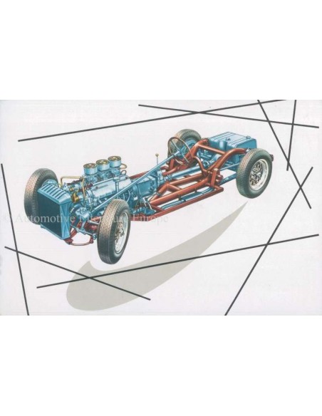 1955 FERRARI 250 EUROPA 500 MONDIAL 750 MONZA BROCHURE ITALIAANS