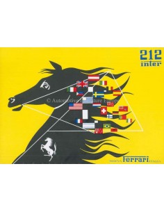 1953 FERRARI 212 INTER PROSPEKT ITALIENISCH