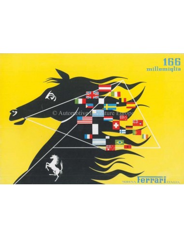1953 FERRARI 166 MILLEMIGLIA PROSPEKT ITALIENISCH