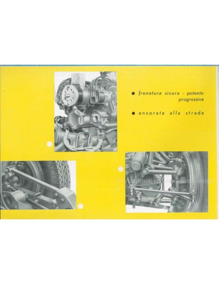 1953 FERRARI 250 MILLEMIGLIA BROCHURE ITALIAANS