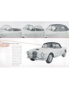 1956 LANCIA AURELIA SPIDER GT 2500 BROCHURE FRANS 2