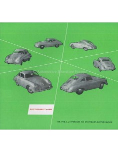 1954 PORSCHE 356 BROCHURE DUITS