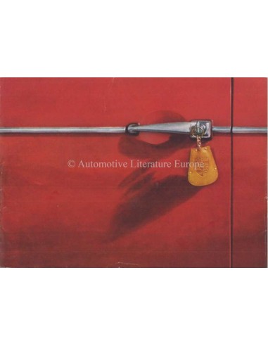 1956 PORSCHE 356 CARRERA 550 SPYDER BROCHURE ZWEEDS