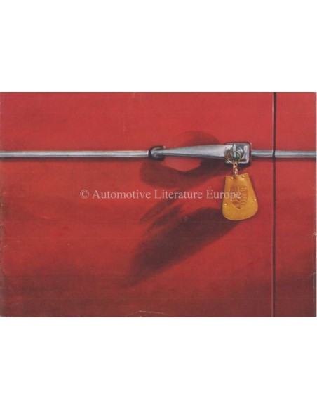 1956 PORSCHE 356 CARRERA 550 SPYDER BROCHURE SWEDISH