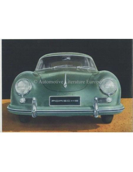 1956 PORSCHE 356 CARRERA 550 SPYDER BROCHURE SWEDISH