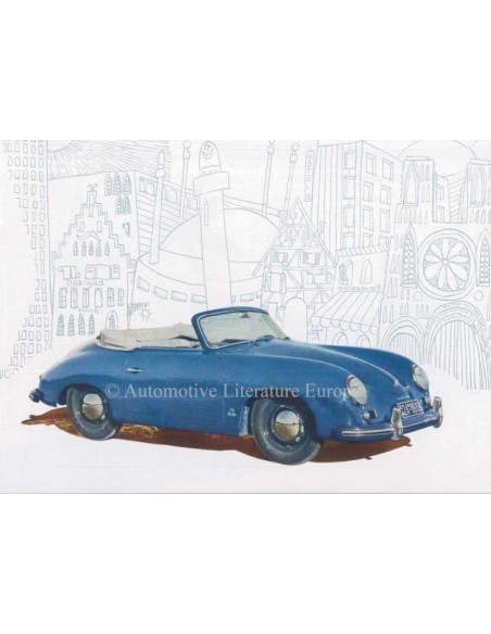 1956 PORSCHE 356 CARRERA 550 SPYDER PROSPEKT SCHWEDISCH