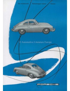 1955 PORSCHE 356 COUPE LEAFLET GERMAN