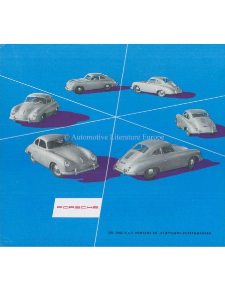 1953 PORSCHE 356 BROCHURE DUITS