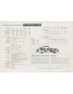 1955 PORSCHE 356 COUPE DATENBLATT SCHWEDISCH 2