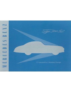 1955 MERCEDES BENZ 300 SL BROCHURE GERMAN