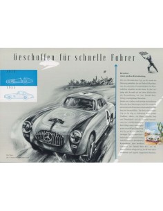 1955 MERCEDES BENZ 300 SL BROCHURE DUITS 2
