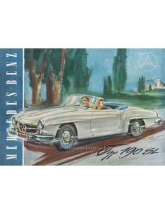 1955 MERCEDES BENZ 190 SL BROCHURE DUITS